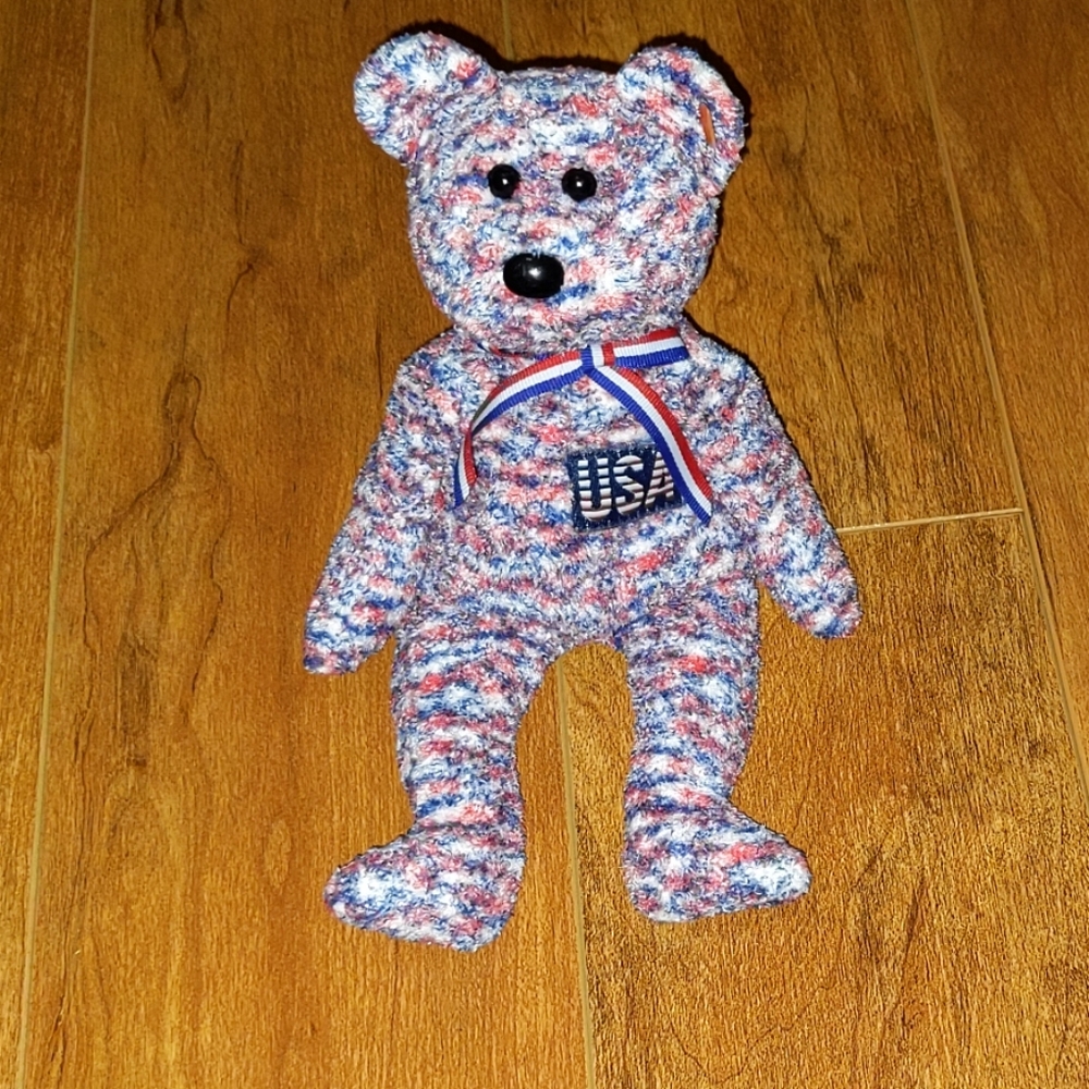USA Beanie Bear